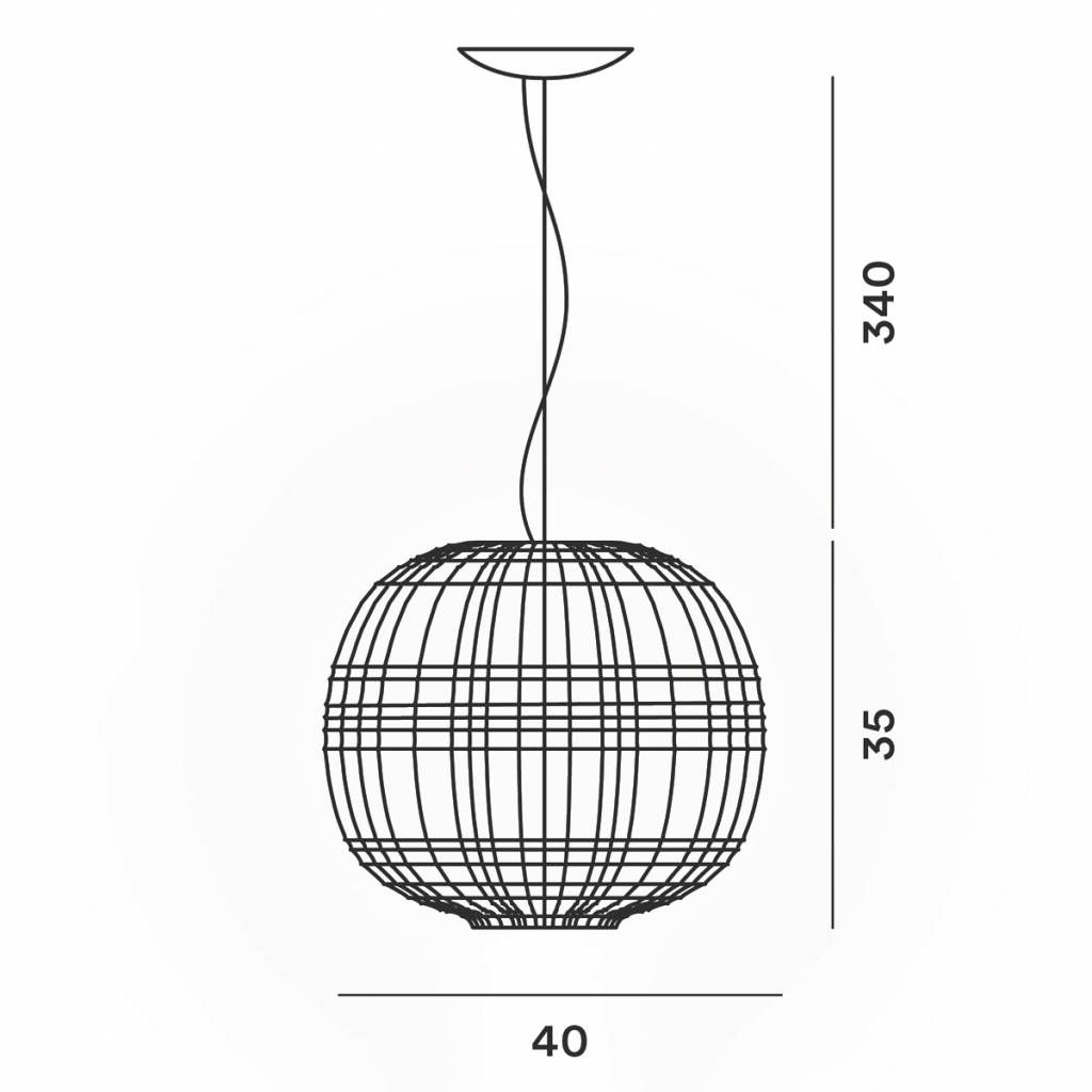 Tartan hanglamp