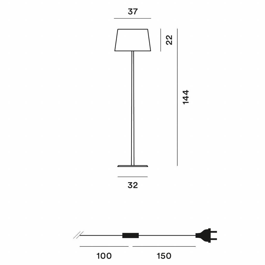 Lumiere XXL vloerlamp