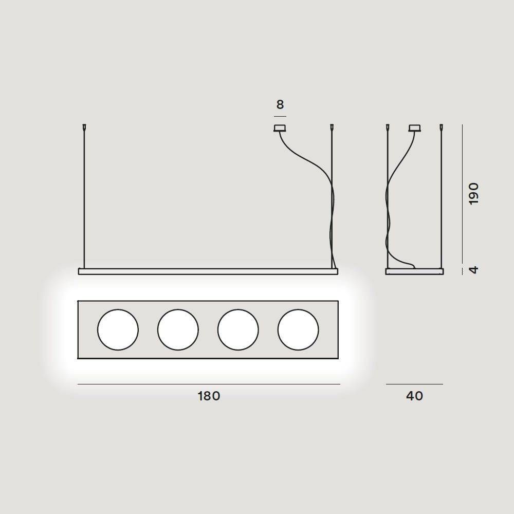 Dolmen hanglamp