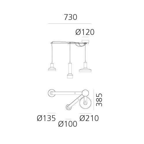 Stablight hanglamp
