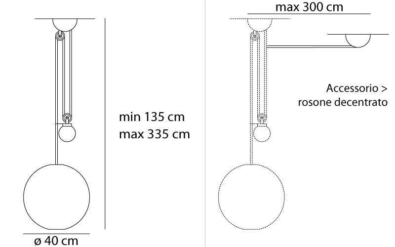 Aggregato  Saliscendi hanglamp
