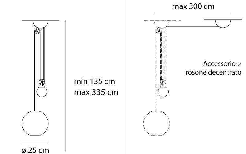Aggregato  Saliscendi hanglamp