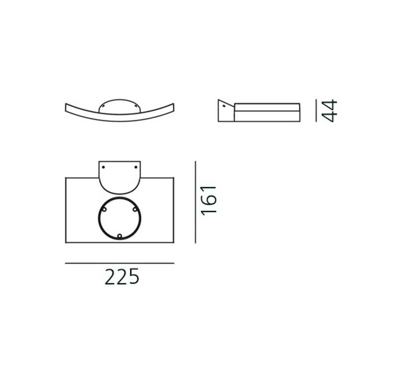 Microsurf wandlamp