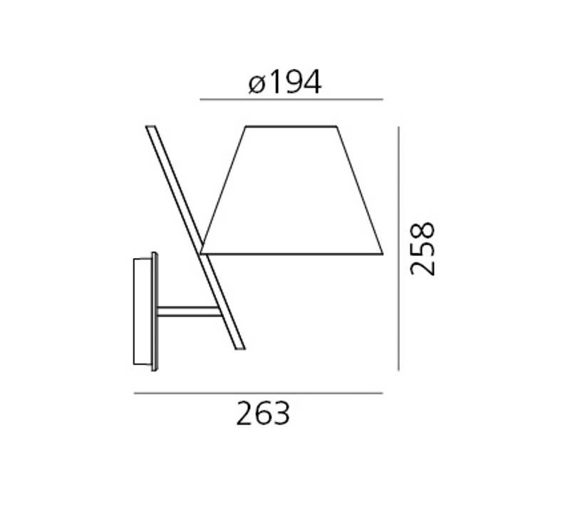 La Petite wandlamp