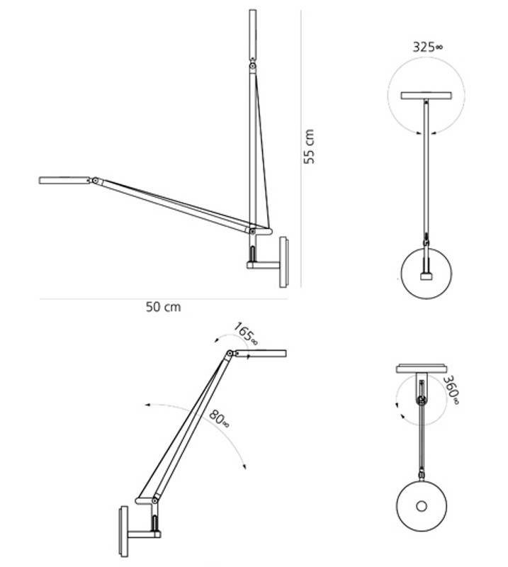 Demetra Micro wandlamp