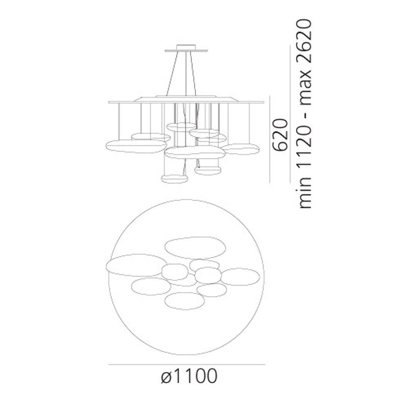 Mercury Led hanglamp