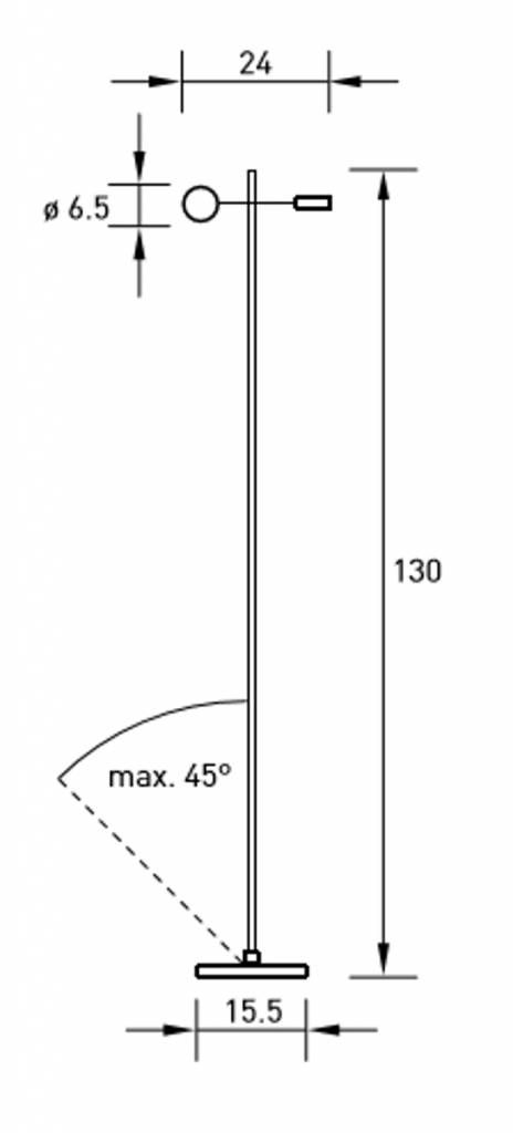Absolut  457 led vloerlamp
