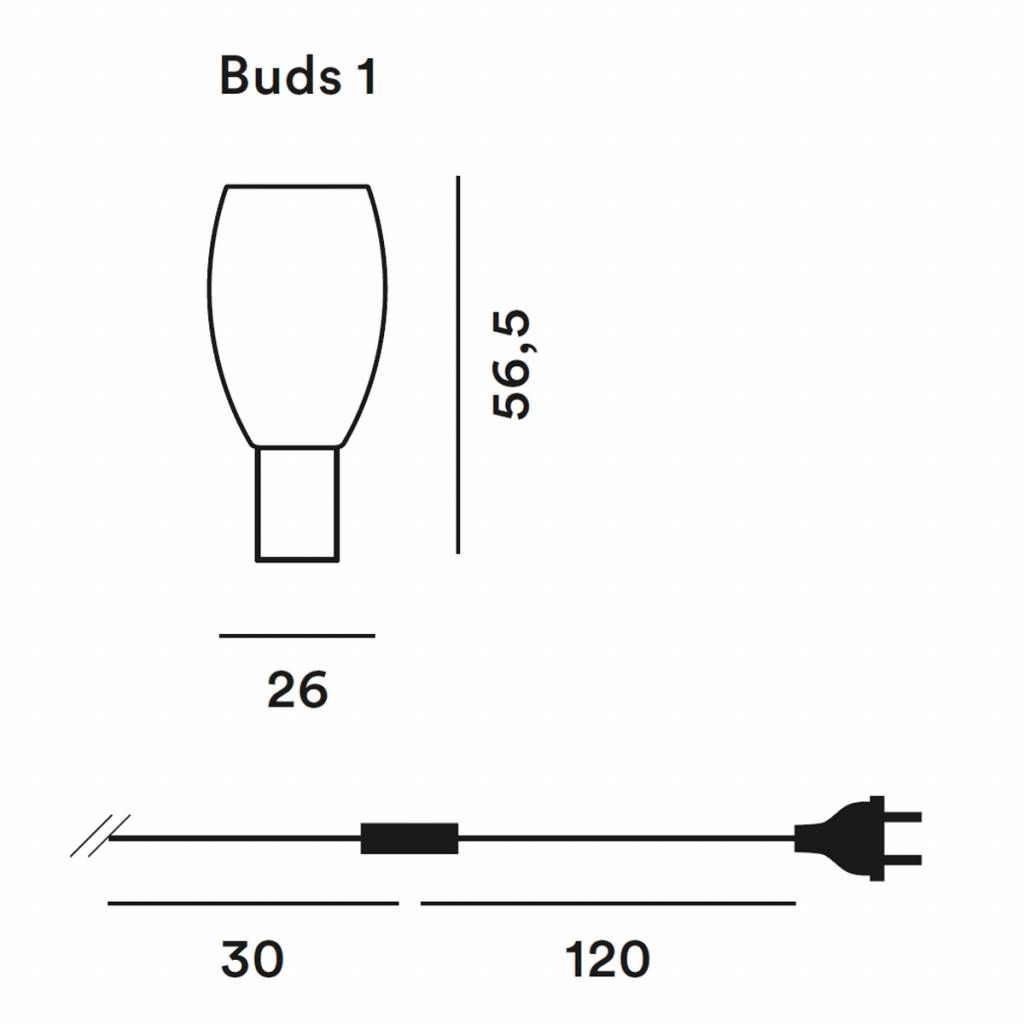 Buds 1 tafellamp