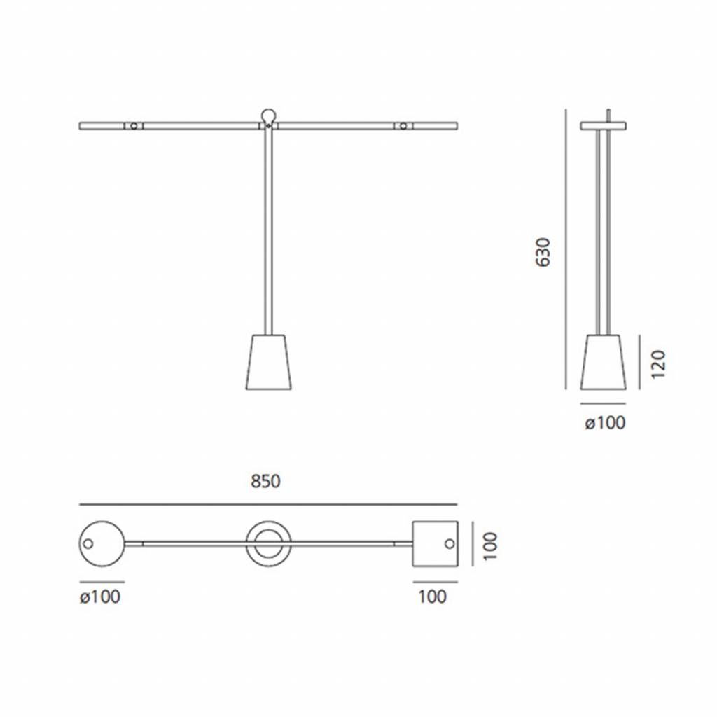 Equilibrist tafellamp