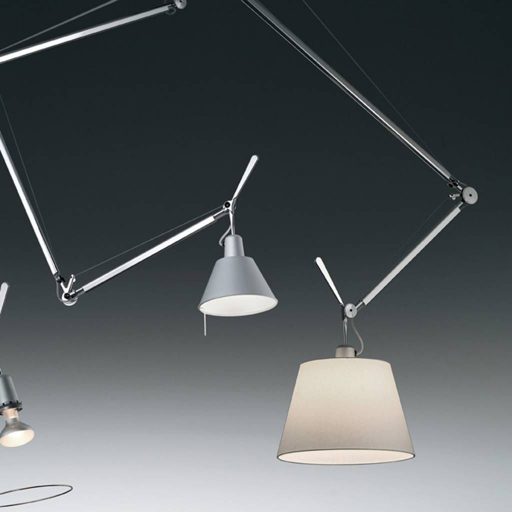 Tolomeo Decentrata hanglamp aluminium kap