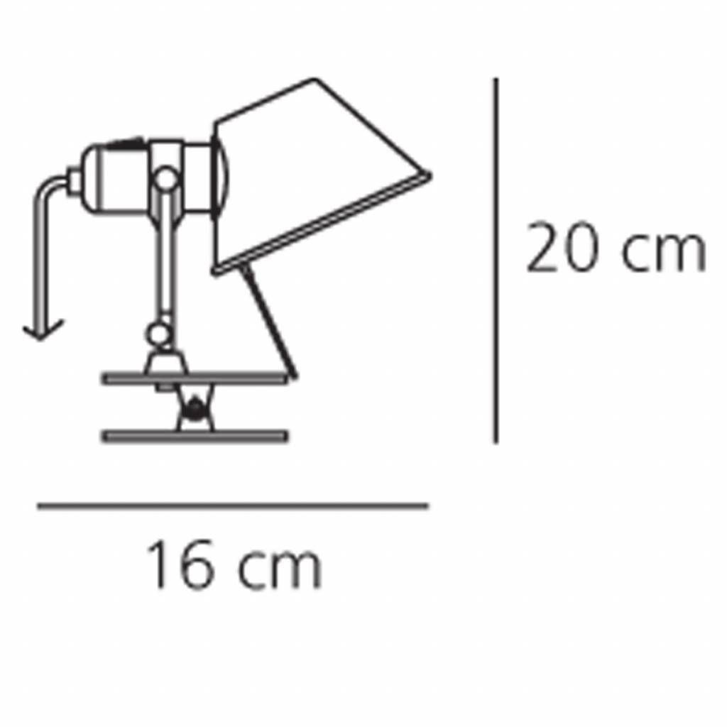 Tolomeo Micro Pinza wandlamp
