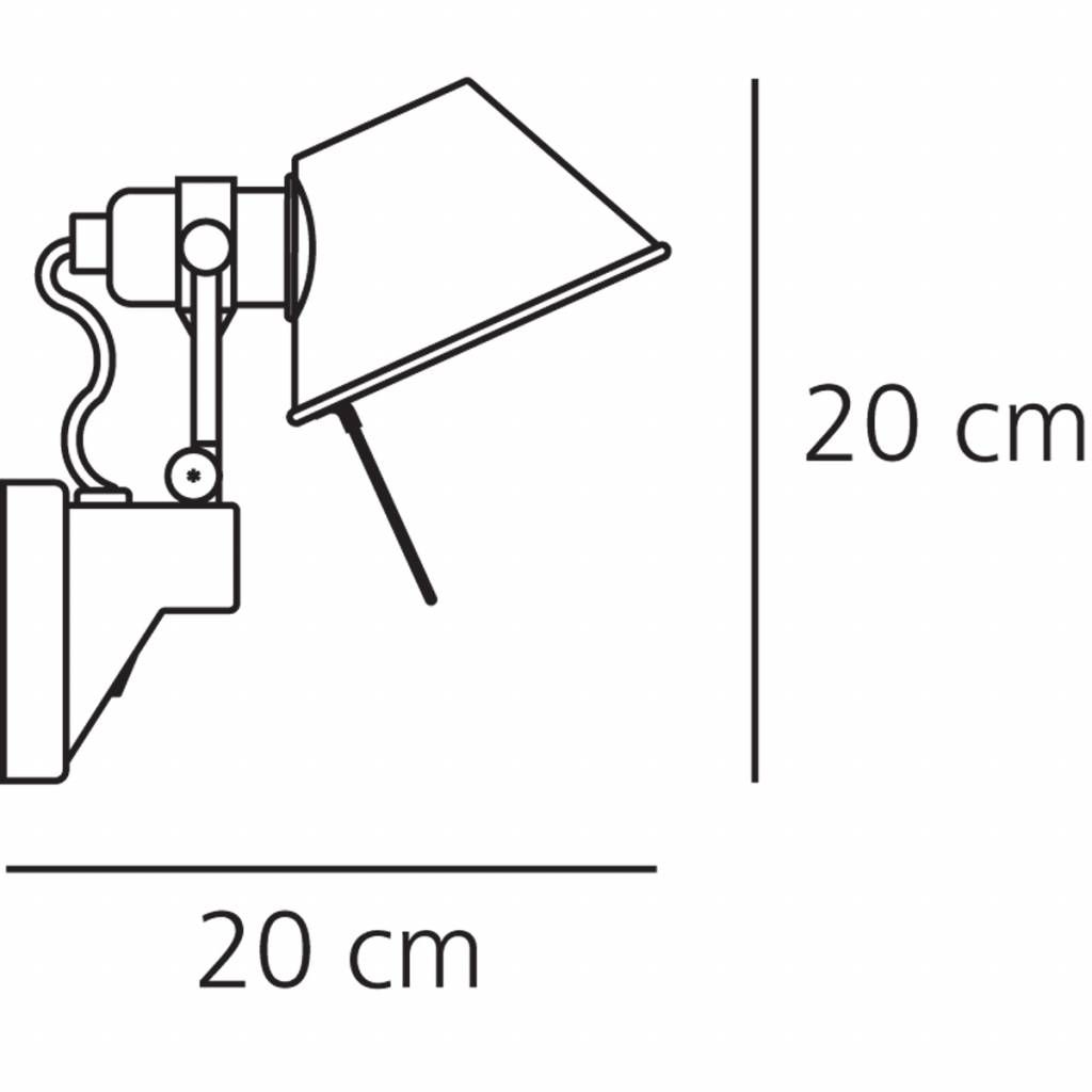Tolomeo Micro Faretto wandlamp