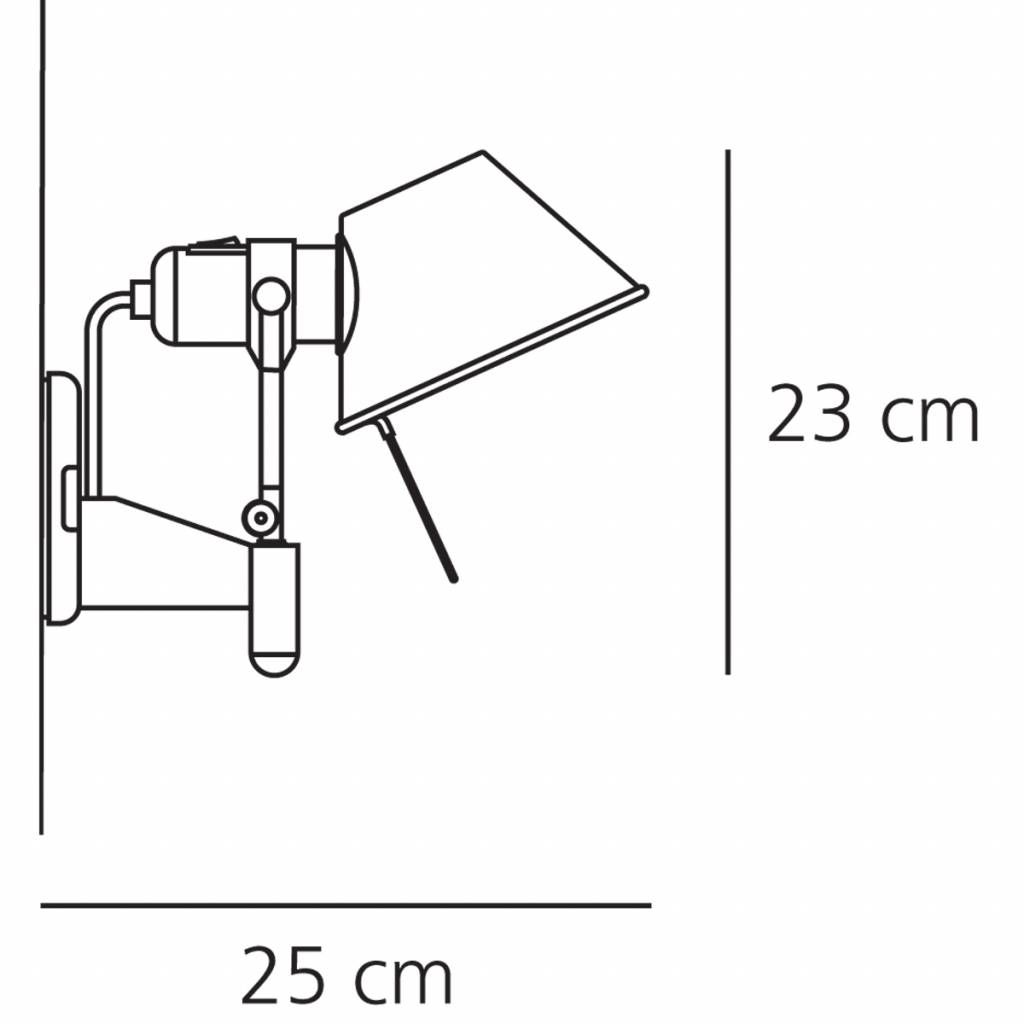 Tolomeo Faretto wandlamp