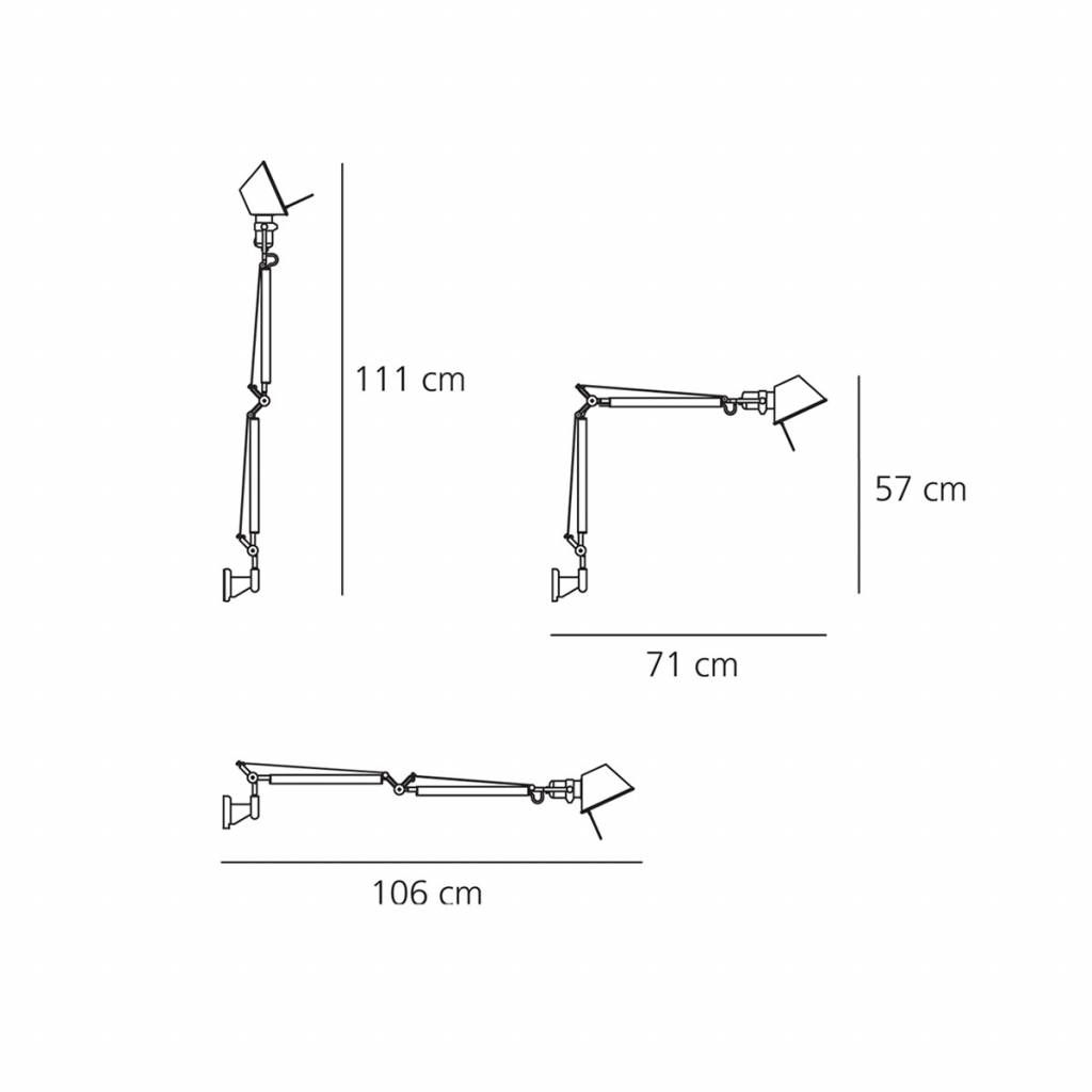 Tolomeo Mini wandlamp