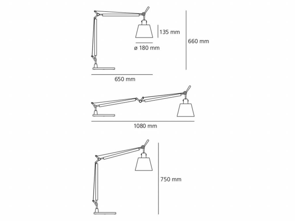 Tolomeo Basculante tafellamp