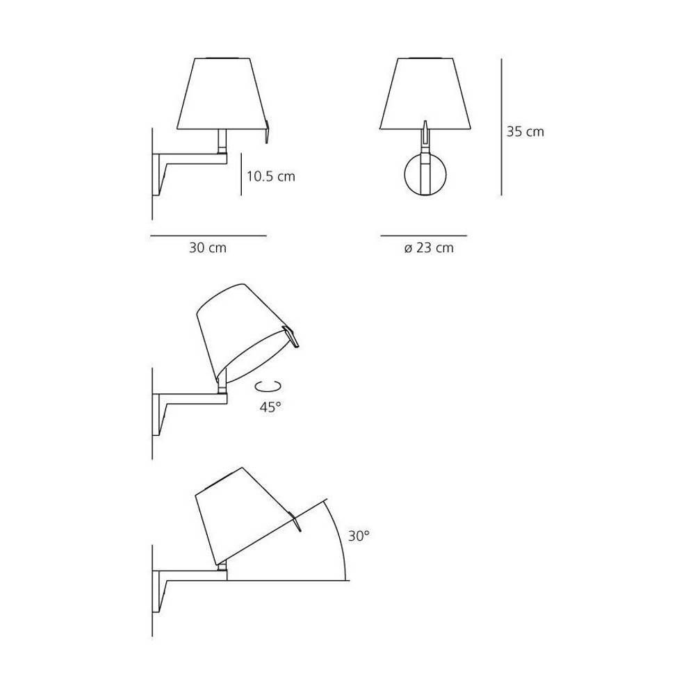 Melampo wandlamp