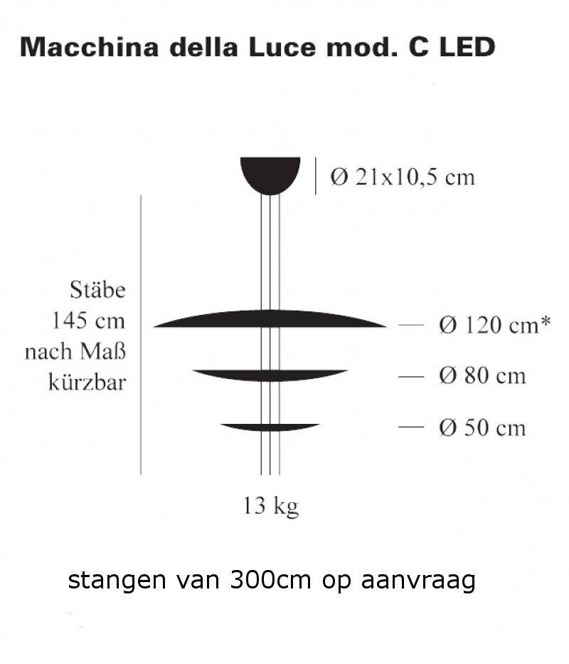 Macchina della Luce model C hanglamp