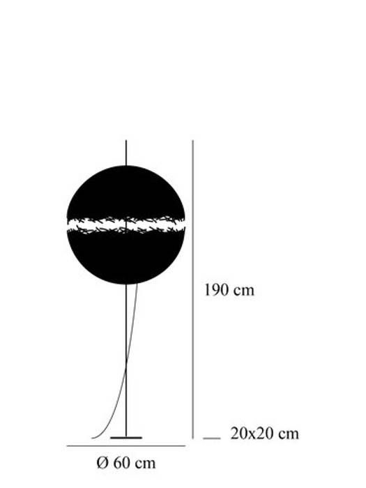 PostKrisi F 64 vloerlamp