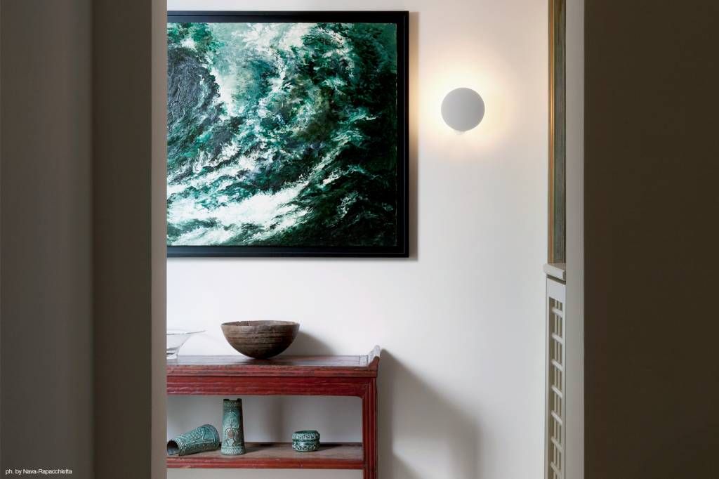 Lederam W1 25 wandlamp