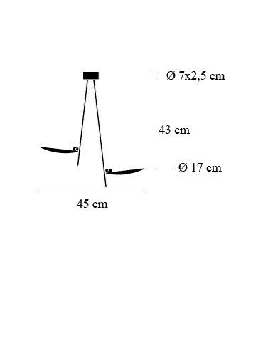 Lederam  C2 plafondlamp