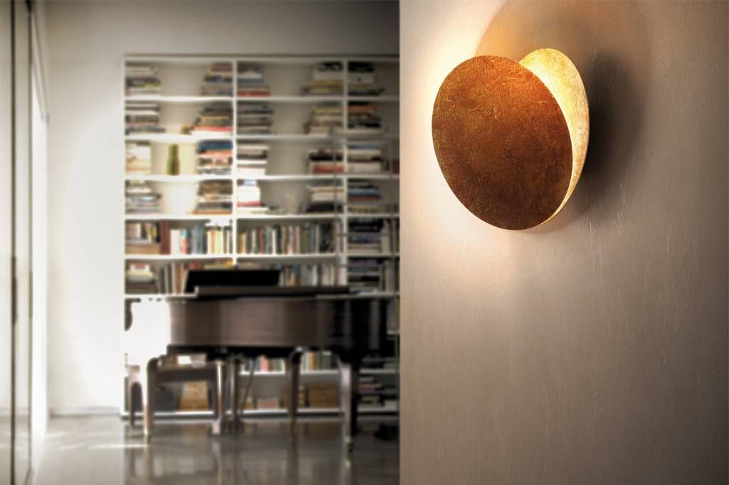 Lederam W 17 wandlamp