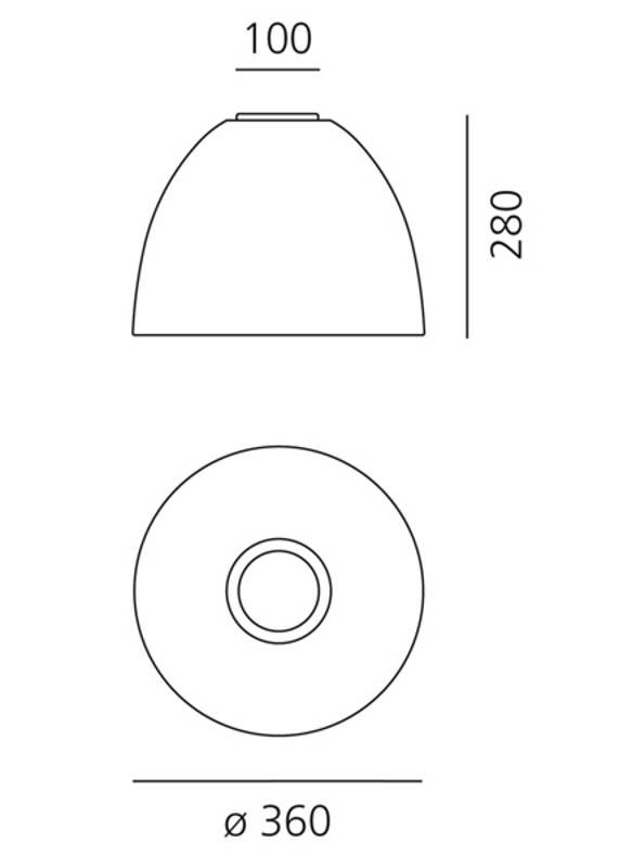 Nur Mini plafondlamp