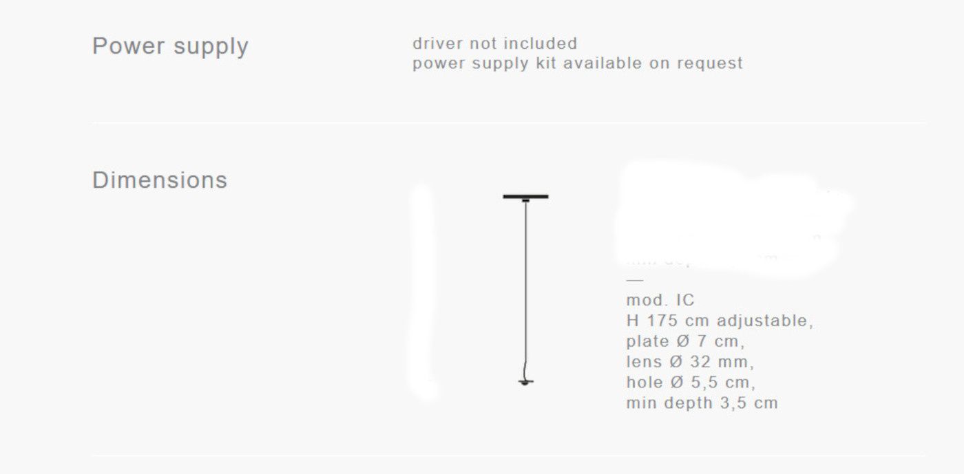 Jackie O IC hanglamp