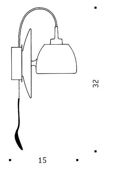 Light Au Lait wandlamp