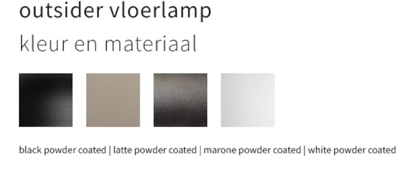 Outsider vloerlamp