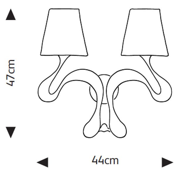 Ode 1647 wandlamp 2