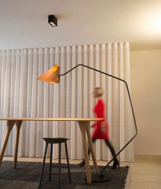 Mrs.Q Coated Steel vloerlamp