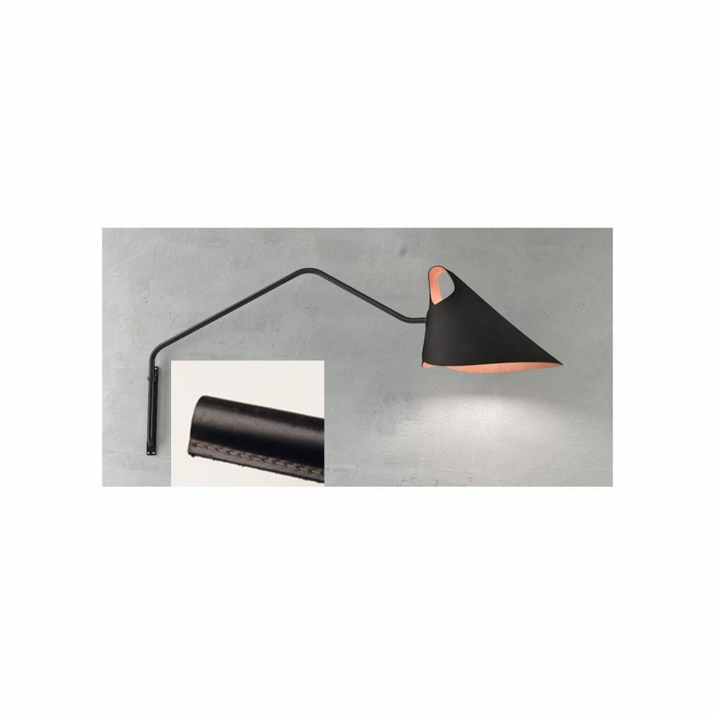 Mrs.Q Totally Leather wandlamp