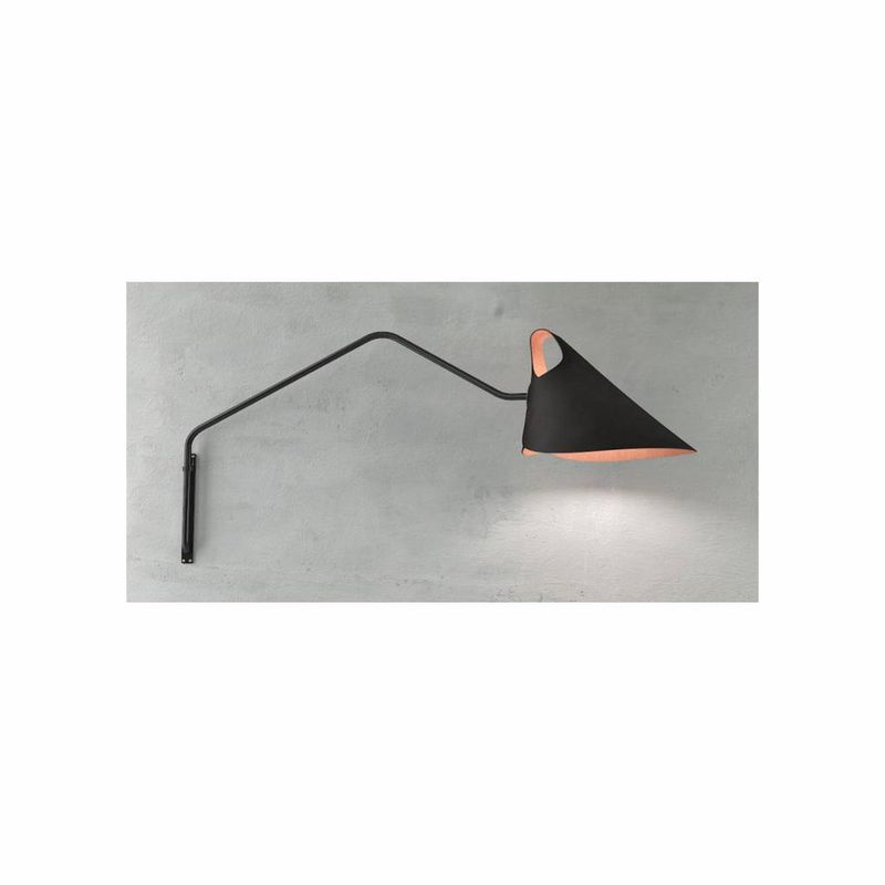 Mrs.Q Coated Steel wandlamp