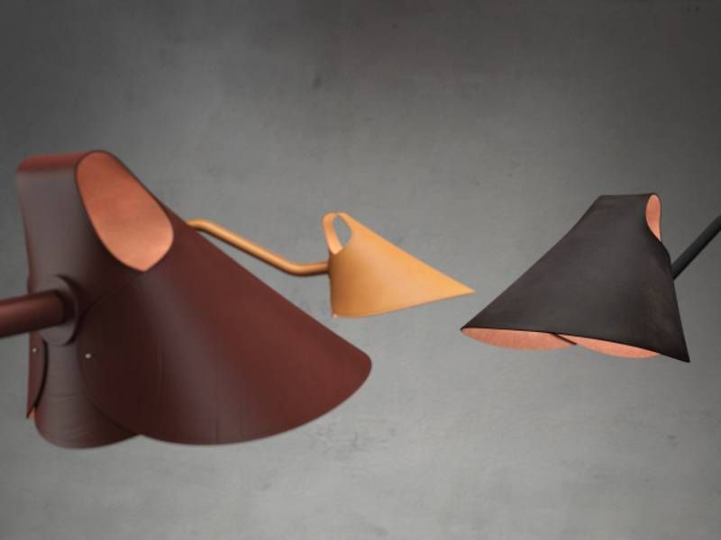 Mrs. Q Totally Leather vloerlamp