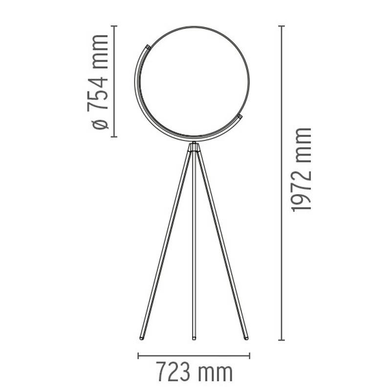 Superloon vloerlamp