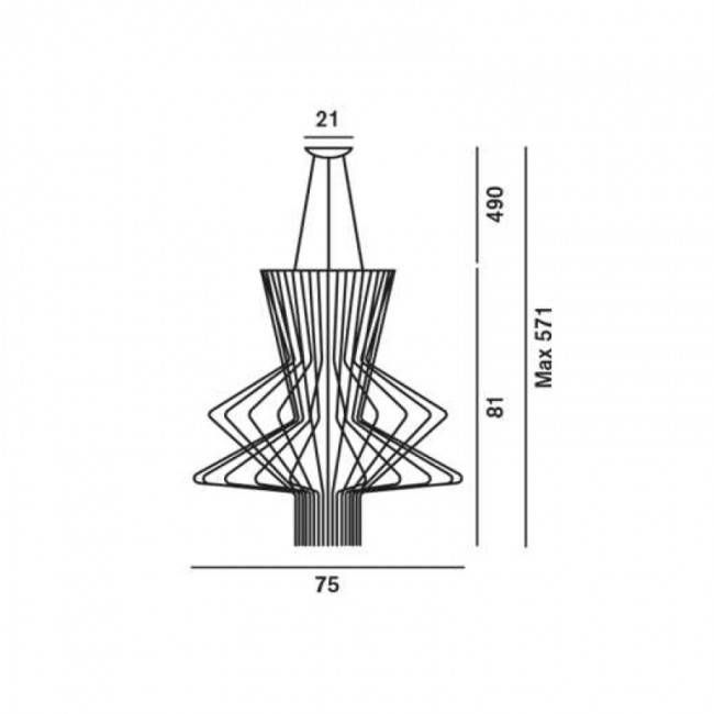 Allegro Ritmico Led hanglamp