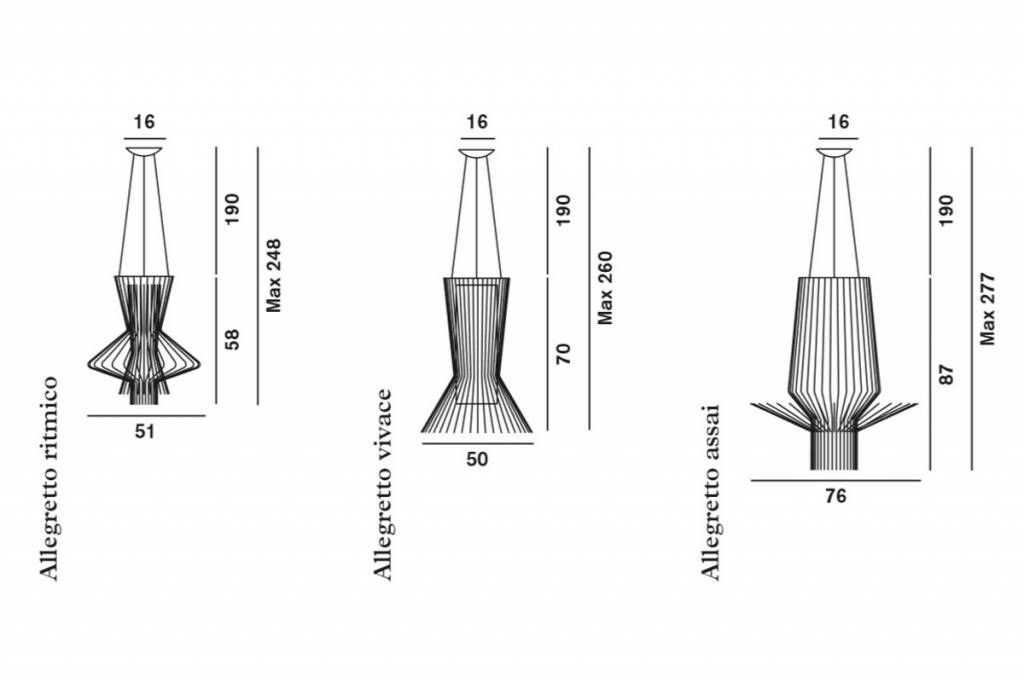 Allegretto Vivace hanglamp