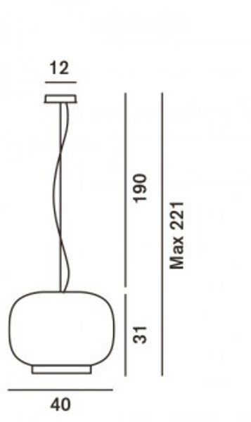 Chouchin 1 hanglamp