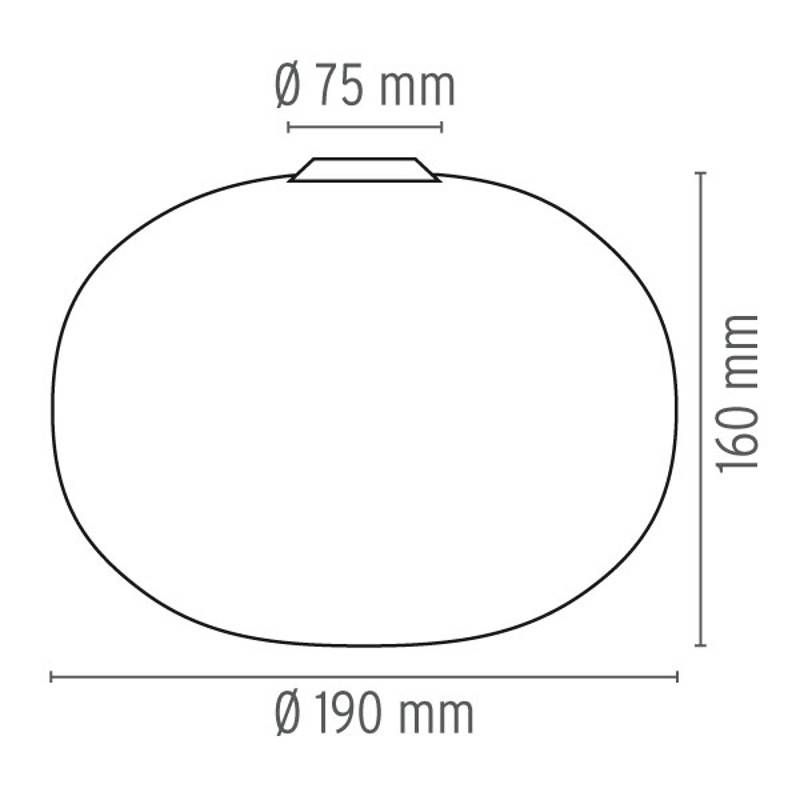Glo-Ball C/W Zero plafond/wandlamp