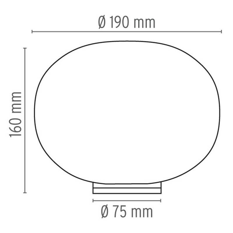 Glo-Ball Basic Zero tafellamp