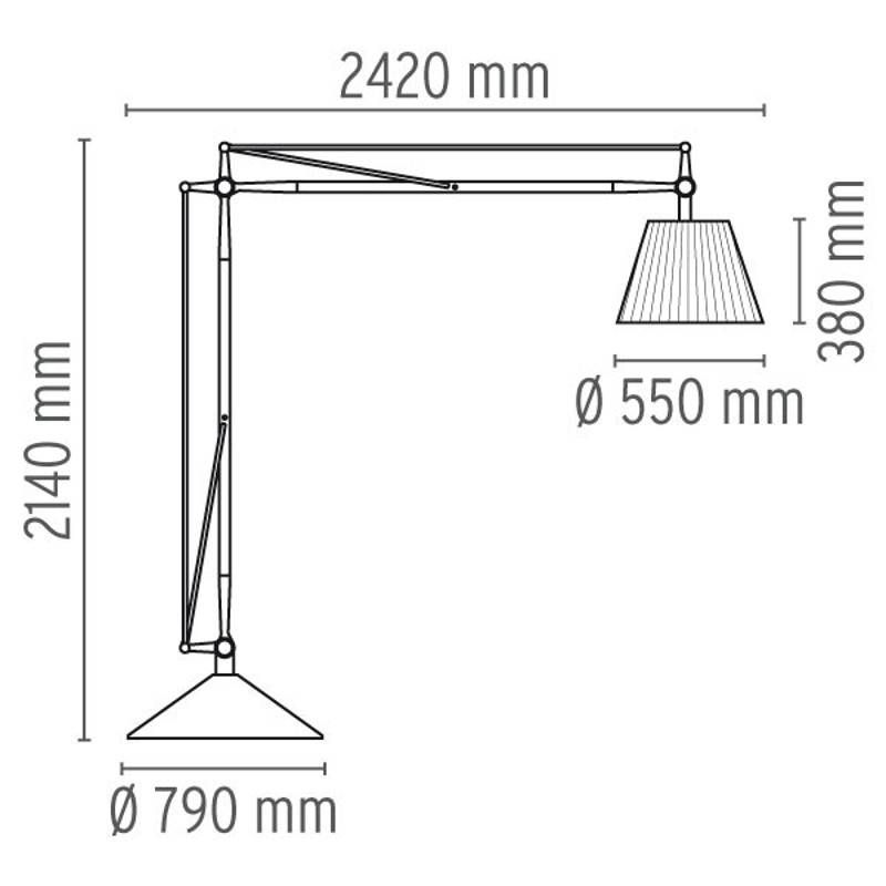  SuperArchimoon vloerlamp
