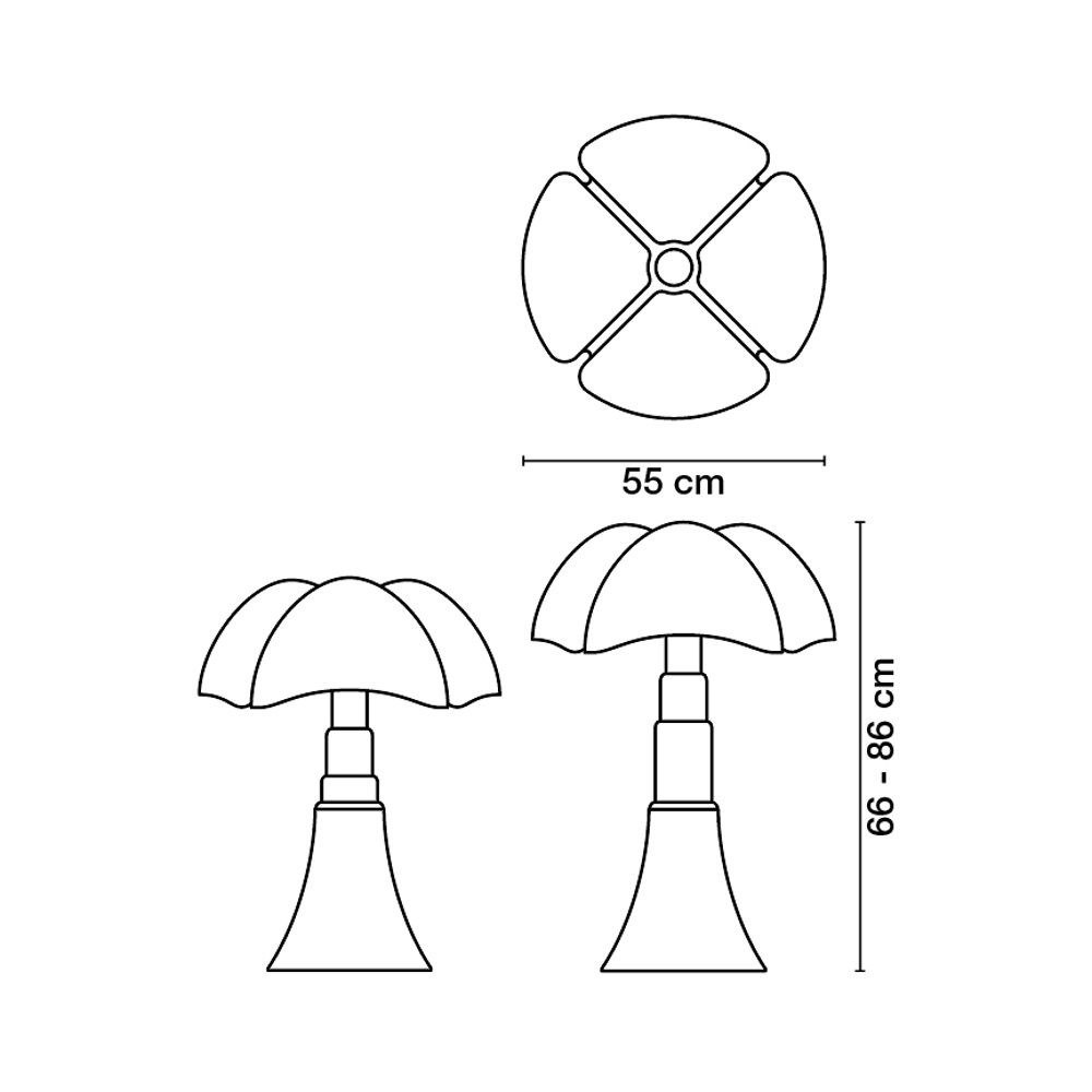 Pipistrello led tafellamp