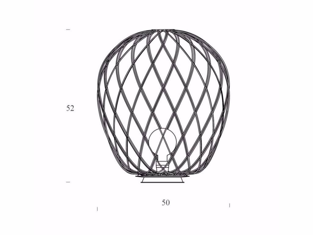 Pinecone Ø50 tafellamp