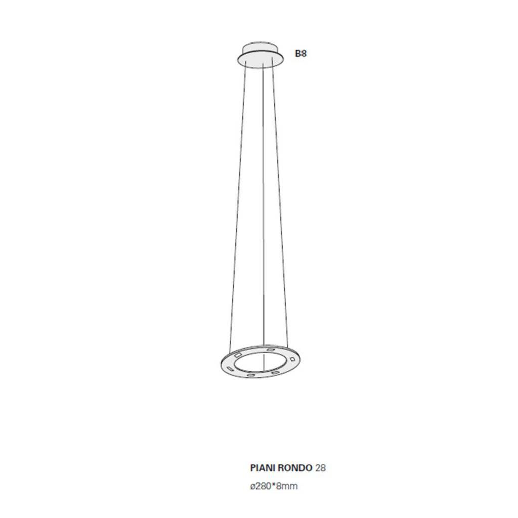 Piani Rondo 28 hanglamp