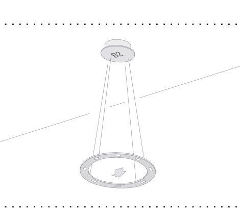 Piani Rondo 68 Down hanglamp