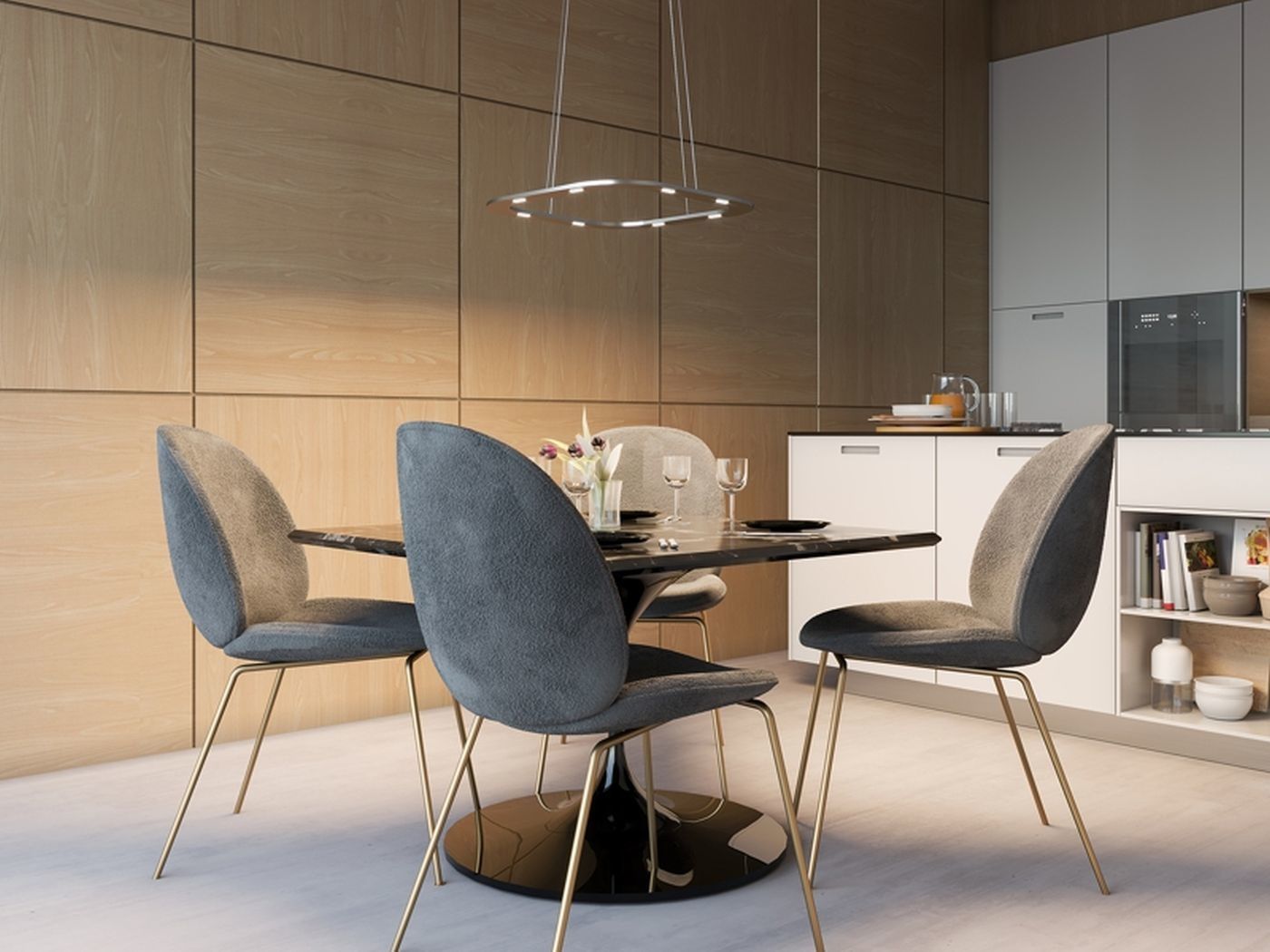 Piani Quadro 48 Down hanglamp
