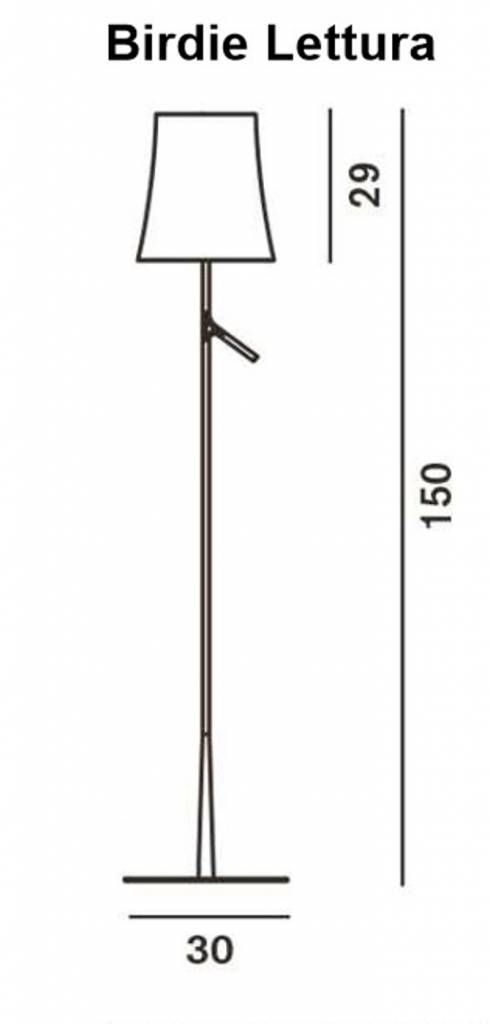 Birdie vloerlamp