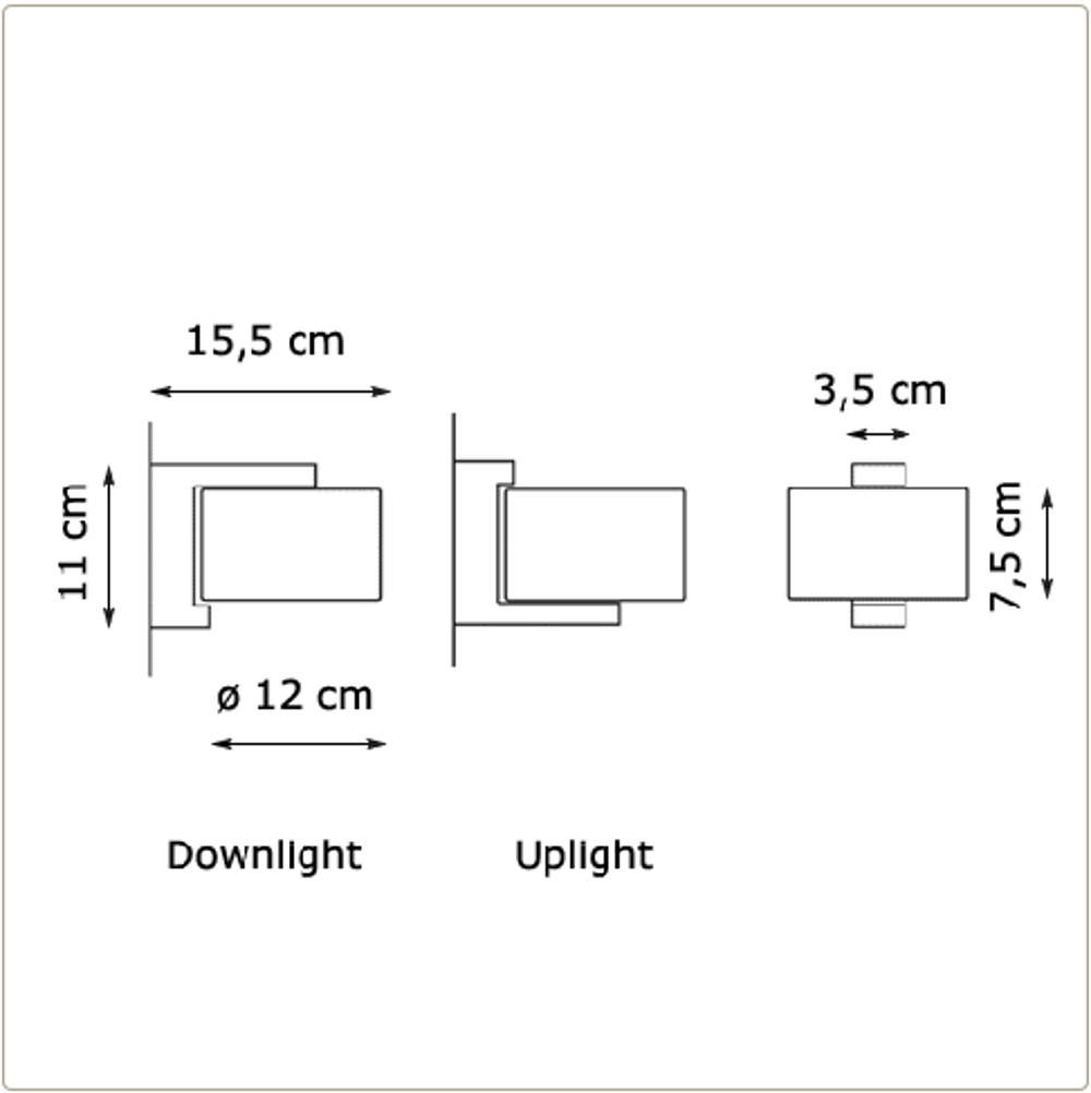 Reef wandlamp