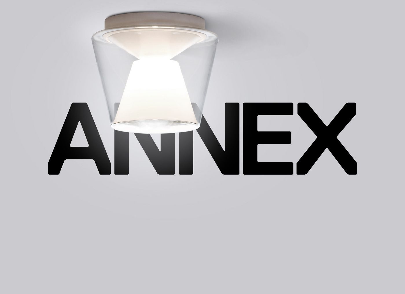 Annex plafondlamp. Helder/Opaal