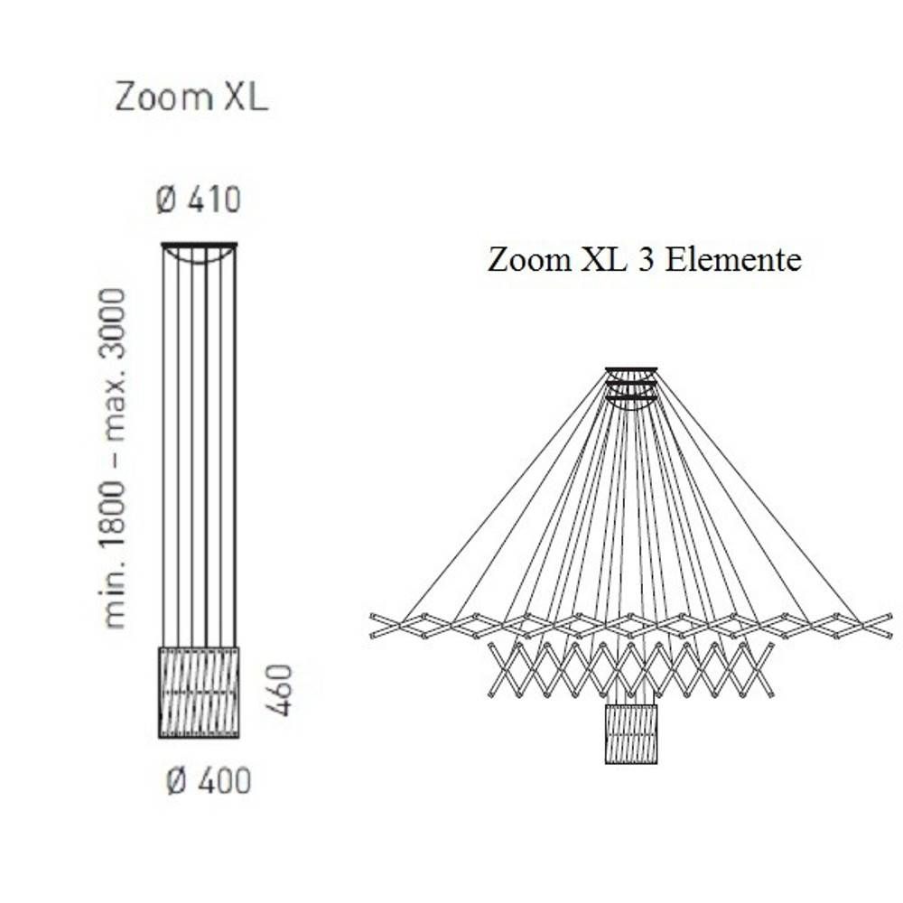 Zoom XL 3 hanglamp